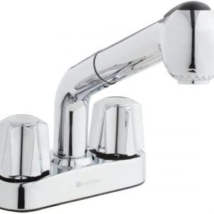 Glacier Bay Paulina Single-Handle Pull-Down Sprayer Kitchen Faucet with  TurboSpray, FastMount and Soap Dispenser in Stainless Steel (Preview  Recommended) (Retail Price $100) Auction